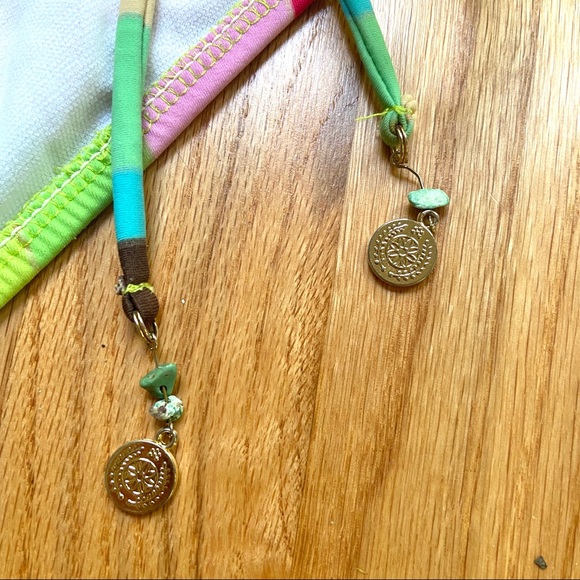 ROXY Colorful Rainbow Striped Bikini - Picture 5 of 12